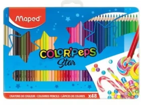 MAPED Pastelky trojhranné Color'Peps 48ks v plechové krabičce (832058)