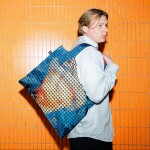 Skládací nákupní taška LOQI PIX & LOVE Van Gogh