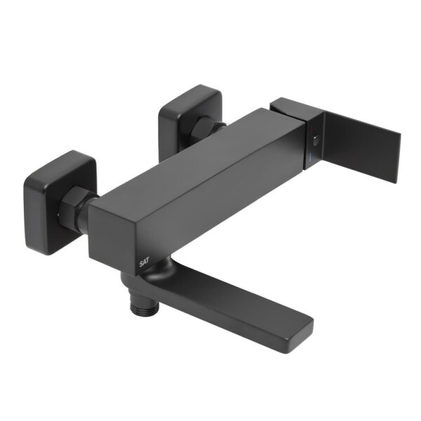 Vanová baterie SAT Vision bez sprchového setu 150 mm černá matná SATBSVI222C SATBSVI222C