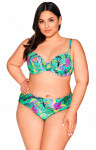Spodní díl plavek Ava SF 211/5/B Vibrant Green Brazilian S-3XL zářivě zelená XXL-44