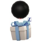Létající balónek kruh černý 35 cm - TAKARA KOSAN Létající balónek kruh černý 35 cm - TAKARA KOSAN