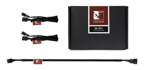Noctua NA-SEC1 / Prodlužovací kabel / 3x 4-Pin PWM 300 mm (4716123315179)