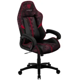 ThunderX3 BC1 CAMO černo-červená / Herní židle / syntetická kůže / pojezdová kolečka / nosnost 150 kg (TEGC-102000R.K1)