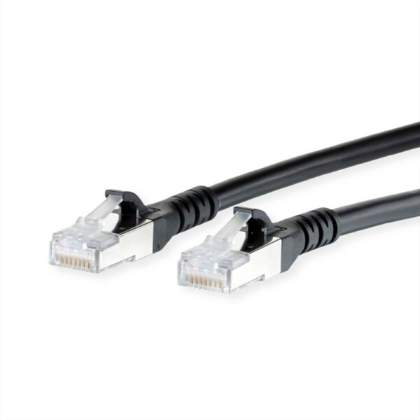 Metz Connect 130845H000-E RJ45 síťové kabely, propojovací kabely CAT 6A S/FTP 80.00 m černá dvoužilový stíněný, bez halogenů, samozhášecí 1 ks