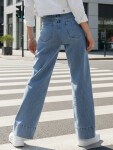 Dámské široké džíny UY2871 modré - FashionStreet XL-42