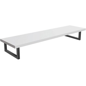 CERANO Deska pod umyvadlo Navira Pro + 2+1 podpěrná konzole - bílá matná - 160x46x3,6 cm - 6061178