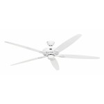 CasaFan CLASSIC ROYAL 180 BA Lack weiß/lichtgrau stropní ventilátor, 66 W, (Ø x v) 180 cm x 305 mm, hnědá (matná), 51802