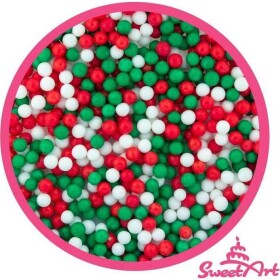 SweetArt cukrové perly Christmas mix mm (80