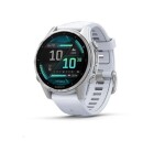 Garmin fenix® 8 – 43 mm, AMOLED, Silver / Whitestone se silikonovým řemínkem, EU EDF_2393762