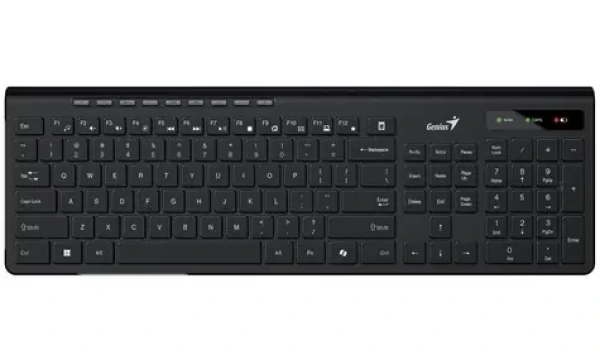 GENIUS Slimstar 7230 (Copilot) černá / Bezdrátová klávesnice / 2.4GHz / Copilot / CZ+SK layout (31310021411)