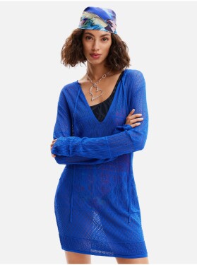 Modré dámské plážové šaty Desigual El Cairo dámské