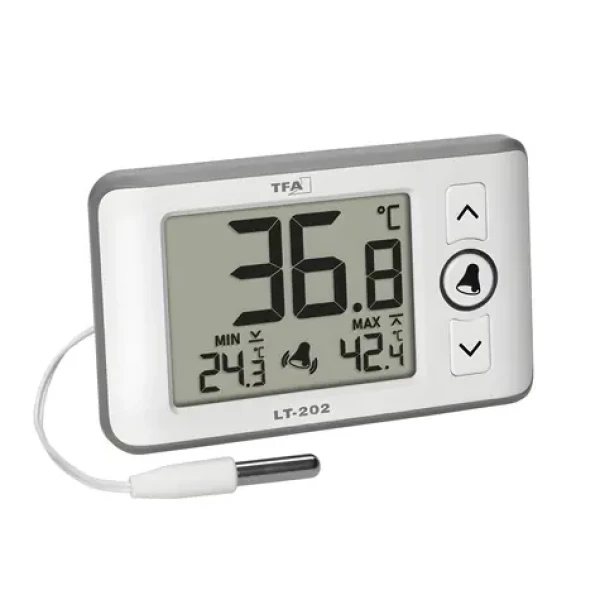 TFA 30.1052.02 / Teploměr / vodotěsná sonda / -40 až +70 °C / alarm teploty
