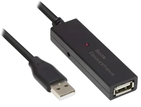 Good Connections USB-A - USB-A 20 m černá / Prodlužovací kabel / USB 2.0 / 480 Mbit/s / aktivní (GC-M0134)