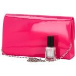 Stylové lakované dámské psaníčko Xawera, fuchsiová