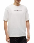 Pánské triko Tommy Hilfiger UM03685 ivory