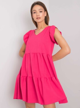 Dámské šaty WN - SK - 704.83 - Rue Paris tmavě růžová M
