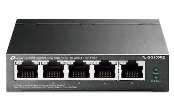 TP-Link TL-SG105PE V2.4 / Switch / 5x GE / 4x PoE+ / Smart / 65W (TL-SG105PE(UN))