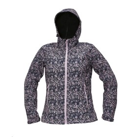 Bunda YOWIE PRINTED softshellová tm.modrá/fialová DOPRODEJ!!! vel. XS XS- tm.modrá/fialová