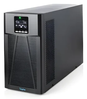 DIGITUS UPS 2000VA/2000W Tower Online / Záložní zdroj UPS / Dvojitá konverze / Čistý sinus / 8x IEC C13 / LCD (DN-170131)