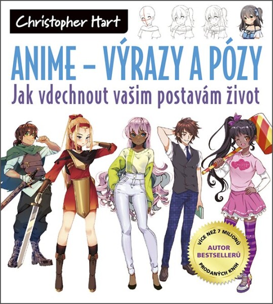 Anime Výrazy pózy