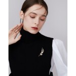 Exkluzivní brož Swarovski Elements Jacquelina, Zlatá