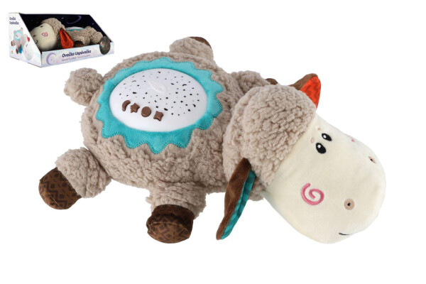 Ovečka uspávačka/usínáček projektor plyš, se zvukem, světlem