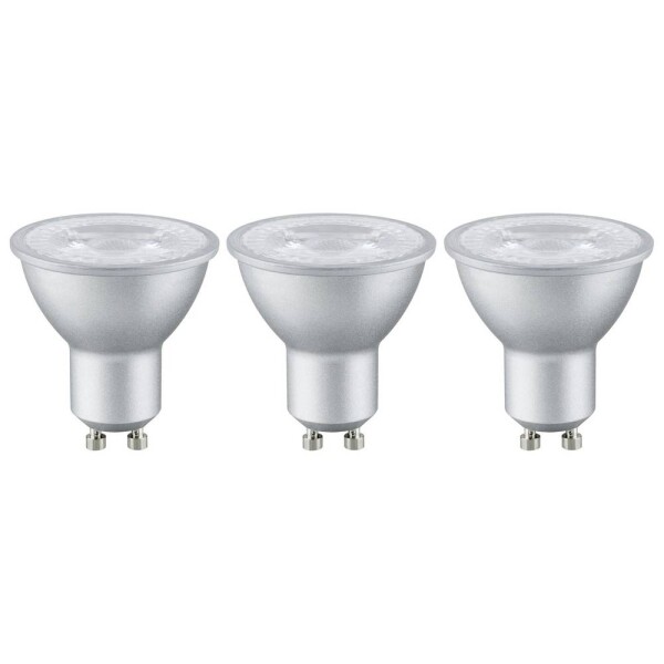 Paulmann 28581 LED Energetická třída (EEK2021) G (A - G) GU10 4 W teplá bílá (Ø x v) 51 mm x 55 mm 3 ks