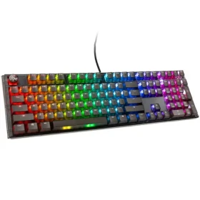 Ducky One 3 Aura Cherry MX-Red černá / herní klávesnice / podsvícená / mechanická / drátová USB-C / US (DKON2108ST-RUSPDABAAAC1)