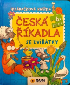 Česká říkadla se Zvířátky - Skládačková knížka - Dita Křišťanová