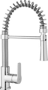JB Sanitary Baterie do kuchyně, stojánková dřezová baterie s vytahovací sprškou MIRAM M10 25 00