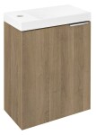 SAPHO - LATUS X umyvadlová skříňka 39,4x50x22cm, dub cuneo LT110-2525