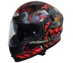 Helma na moto Xrc Illustrator matt - XL / černá