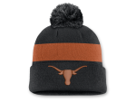 Nike Pánská zimní čepice Texas Longhorns NCAA Primetime Stripe Cuffed Knit with Pom
