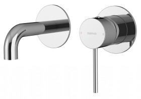 SAPHO - ULTRAMIX podomítková dvouprvková umyvadlová baterie, hubice 10cm, chrom UT110