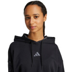 Mikina adidas Essentials s potiskem 3 Stripes French Terry Hoodie W JC6244 L
