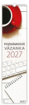 Kalendář nástěnný 2027 - Poznámková vázanka