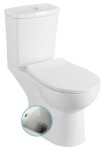 SAPHO - KAIRO CLEANWASH WC kombi s bidet. sprškou, zadní odpad, bílá PC106
