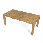 Jídelní stůl 200x100x75, masiv dub bílý, povrchová úprava olejem, nohy 10x10 cm