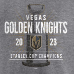 Fanatics Pánské tričko Vegas Golden Knights 2023 Stanley Cup Champions Shootout Long Sleeve Tri-Blend Raglan Velikost: