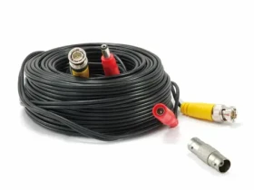 LevelOne CAS-5018 černá / Napájecí a video kabel / BNC - BNC + DC / 18 m (CAS-5018)