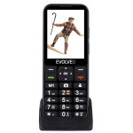 EVOLVEO EasyPhone LT + stojánek černá / 2.3" / SOS / microSDHC (EP-880-LTB)