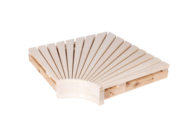 Lavice hotová - rohový modul 790x790 osika CB66ASL