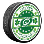 Mustang Puk Carolina Hurricanes NHL Lucky St. Patricks Day Puck