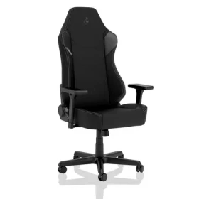 Nitro Concepts X1000 Stealth Black černá / Herní židle / látka / nastavitelná / pojezdová kolečka / nosnost 135 kg (NC-X1000-B)