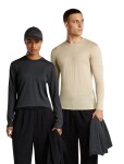 Unisex merino triko dlouhý rukáv ICEBREAKER Unisex Merino 150 LS Pocket Tee, Jet Heather velikost: M