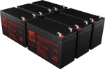 T6 Power náhradní baterie EBM 1920W / Bateriová sada pro UPS / 12V / 6x 9Ah / 648VAh (T6APC0022)