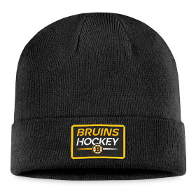 Fanatics Pánská zimní čepice Boston Bruins Authentic Pro Prime Cuffed Beanie