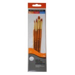 Daler Rowney Simply syntetické krátké štětce sada 4 ks