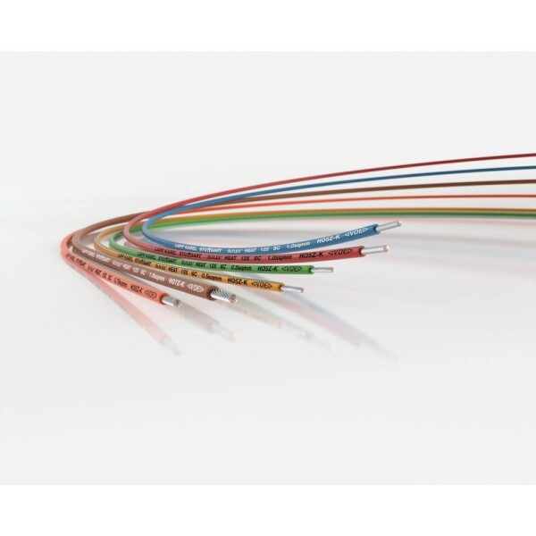 LAPP 1235007/100 Jednotlivá žíla, ÖLFLEX® HEAT 125 SC, 1 x 1.5 mm², 100 m
