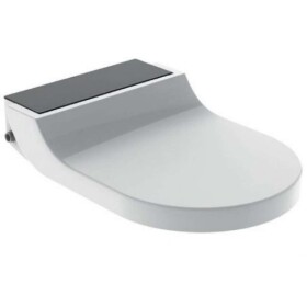 GEBERIT - AquaClean Elektronické bidetové sedátko Tuma Comfort, SoftClosing, sklo/černá 146.272.SJ.1
